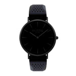 Attivo Vegan Rubber Watch All Black & Dark Grey - Hurtig Lane - sustainable- vegan-ethical- cruelty free