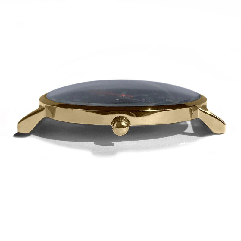 gold dome watch case