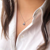 silver bee necklace. ethical jewellery 